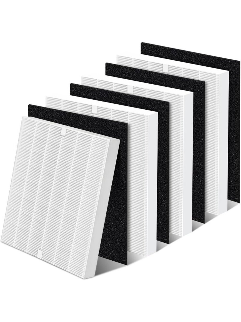 AP-1512HH Replacement Filter for Coway Airmega,4 Filters + 4 Carbon Filters
